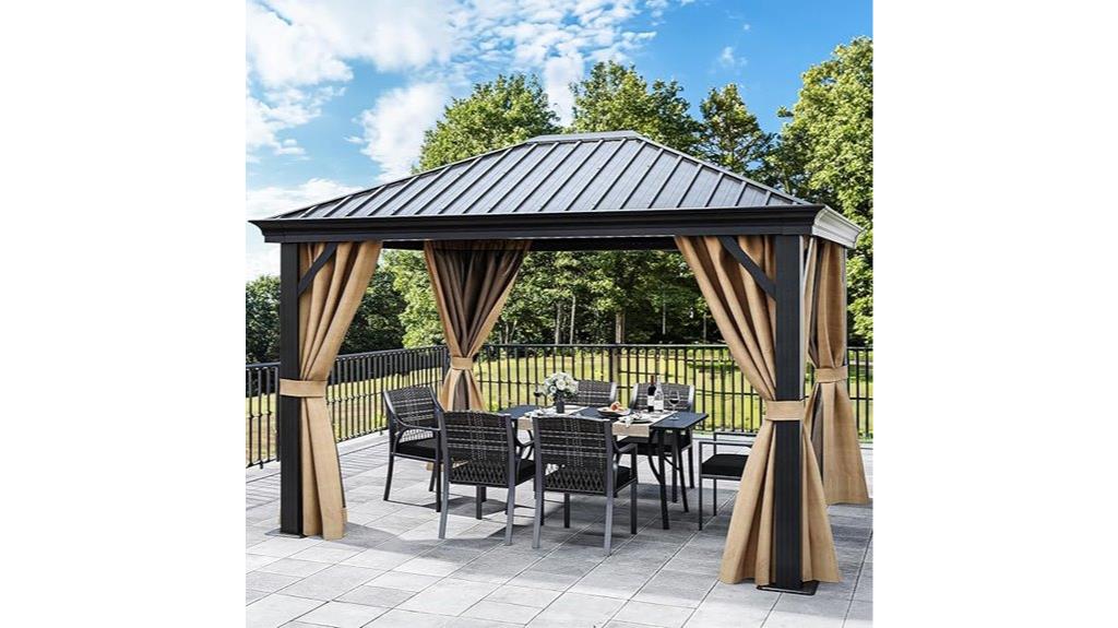 10x12ft metal gazebo