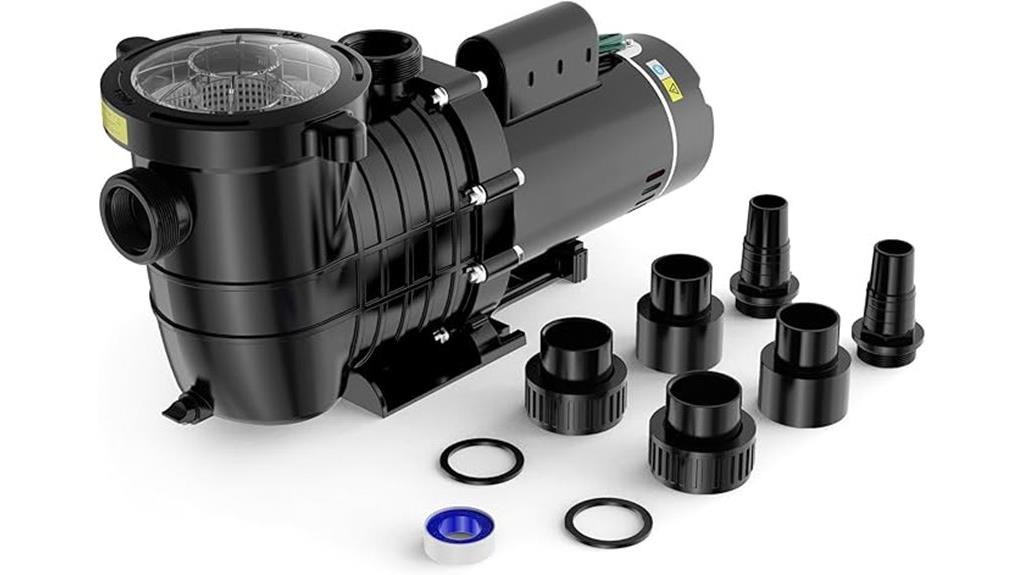 2 hp dual speed pool pump