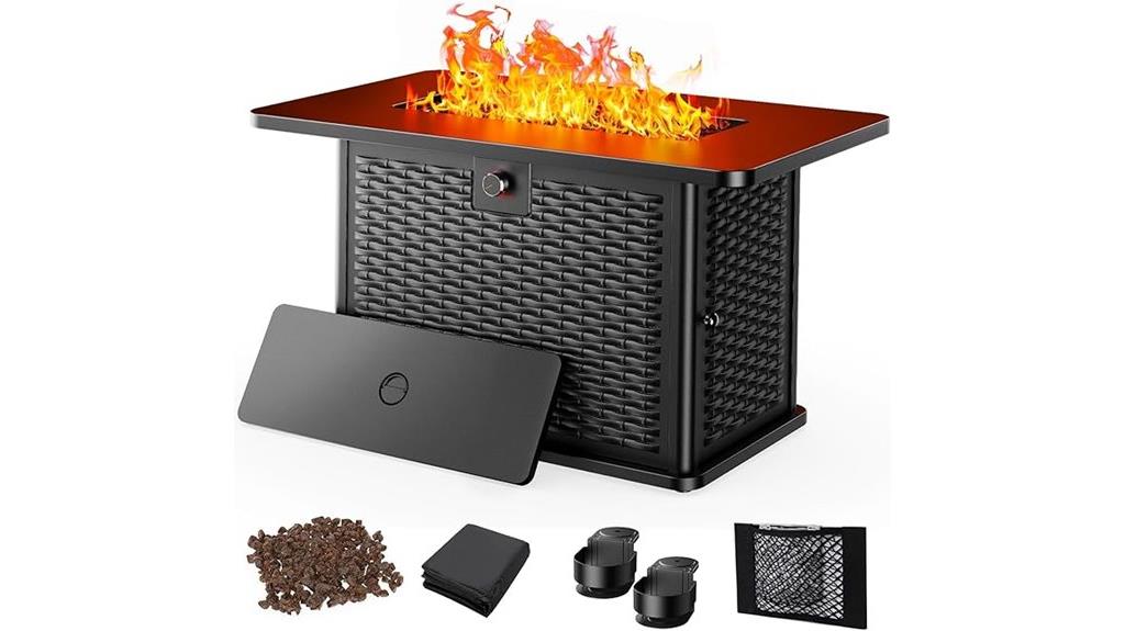 43 inch propane fire pit