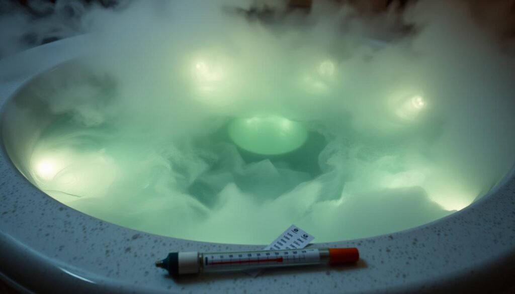 CYA effects in hot tubs