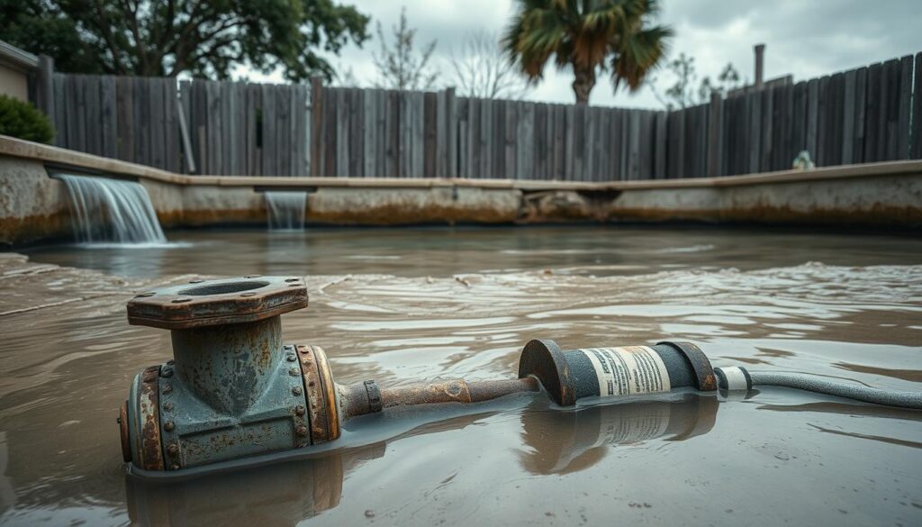 Consequences of ignoring maintenance and hydrostatic pressure in pools