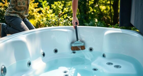 How to clean a hot tub