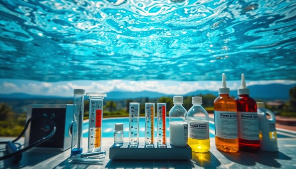 Pool water chemistry