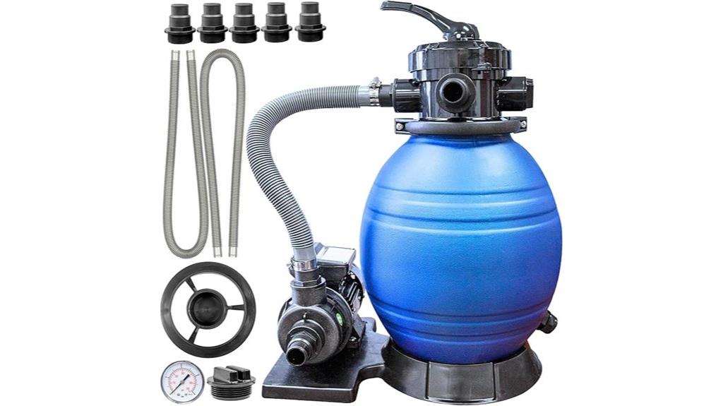above ground pool sand filter