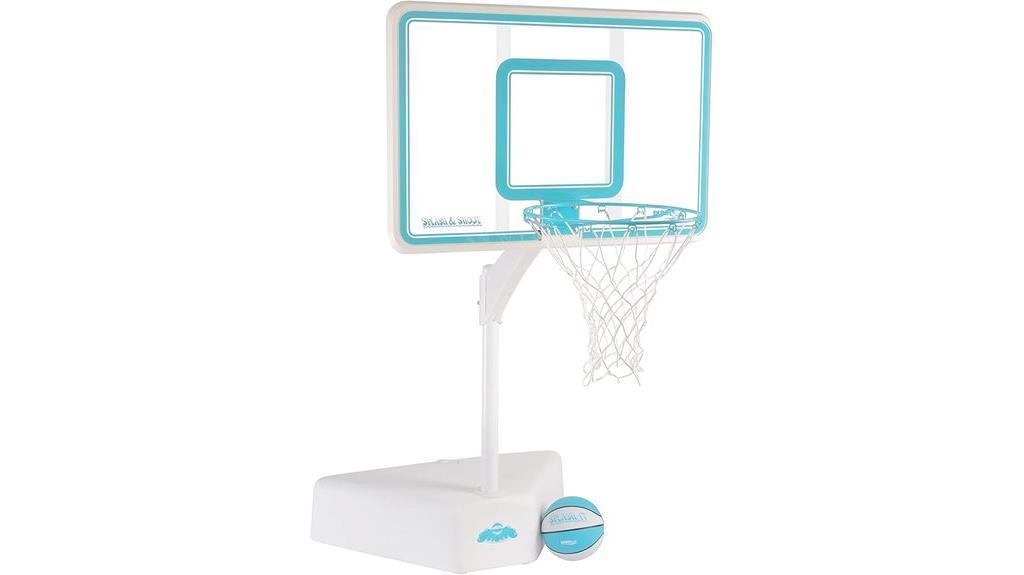 adjustable pool basketball set