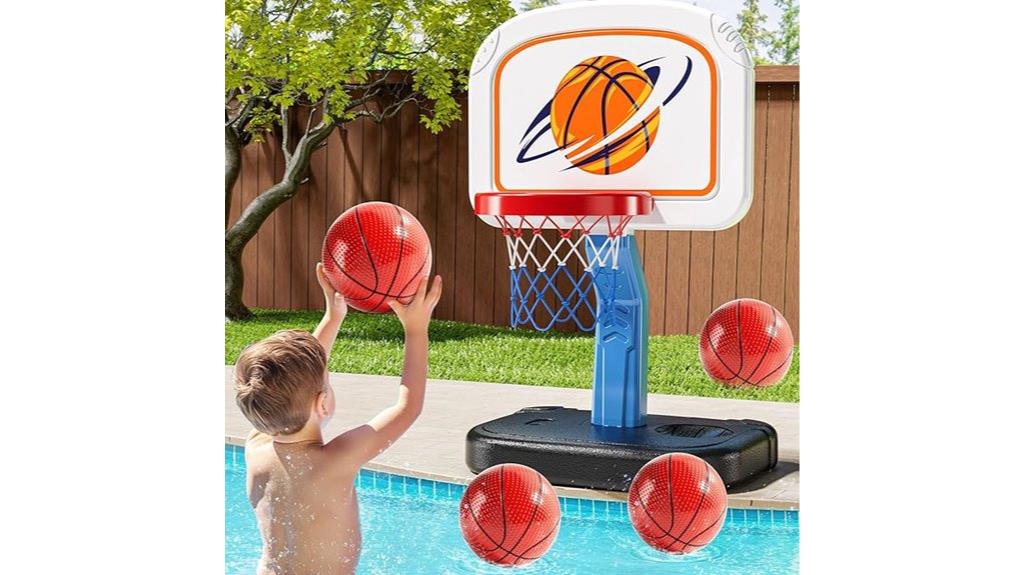 adjustable toddler pool hoop