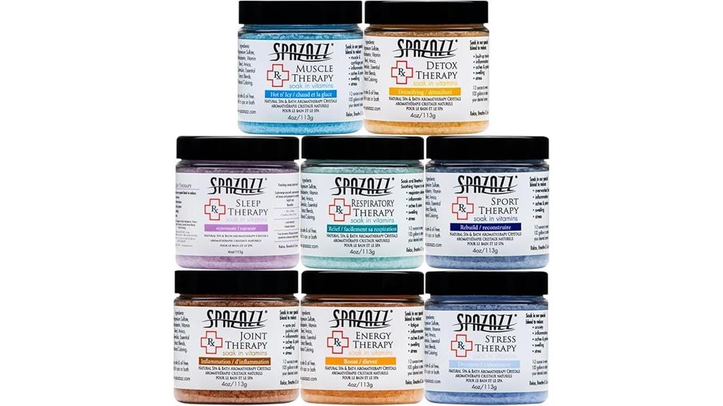 aromatherapy salt crystals pack