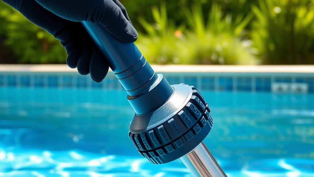 attach and secure vacuum head
