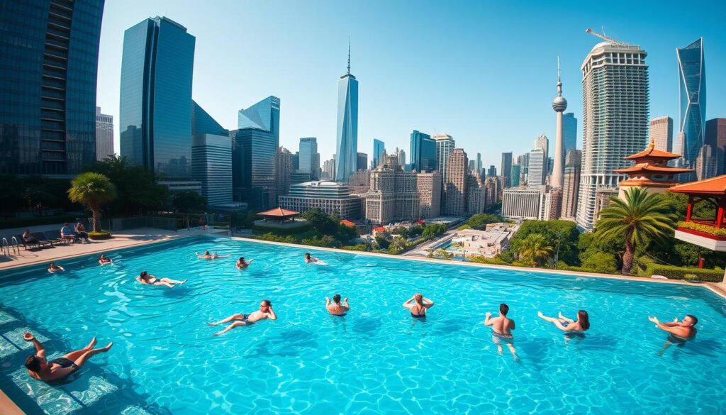 attractions near floating pool