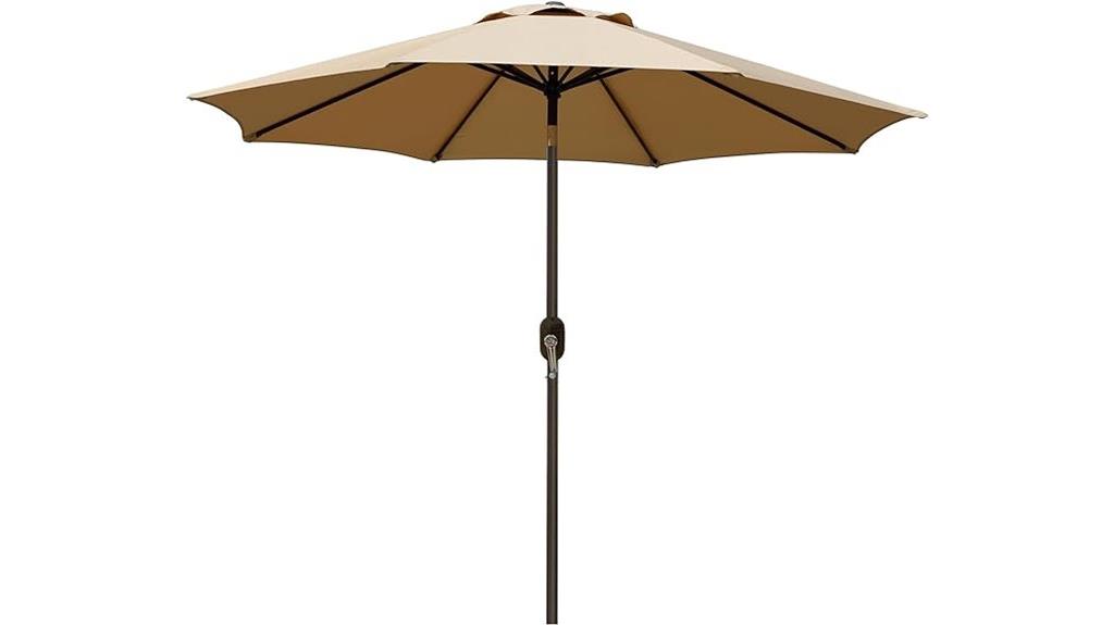 blissun 9ft outdoor umbrella