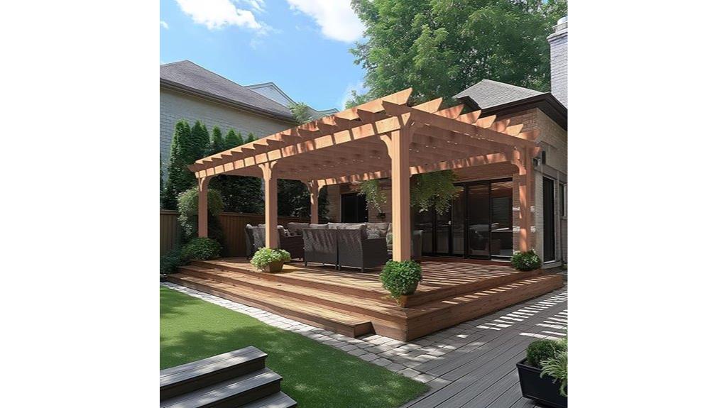 cedar wood gazebo kit