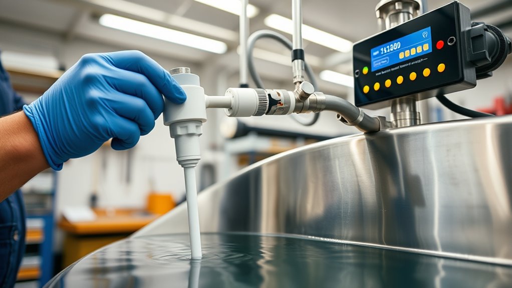 check water level sensor