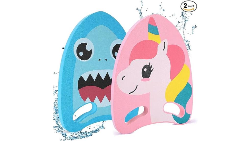 child s colorful foam kickboard