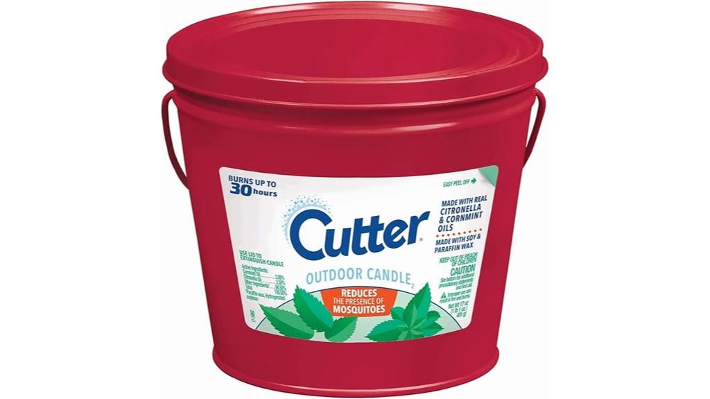 citronella outdoor soy candle