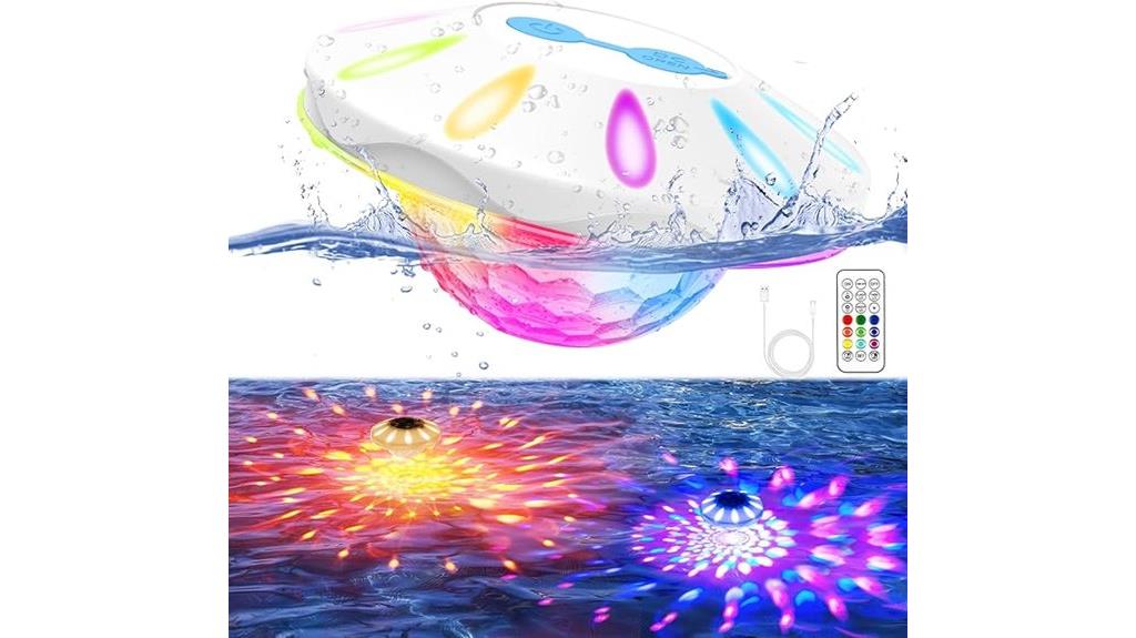 color changing floating pool lights