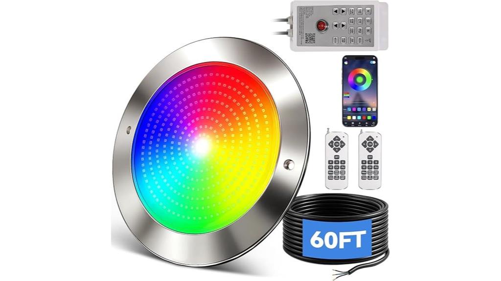 color changing pool light