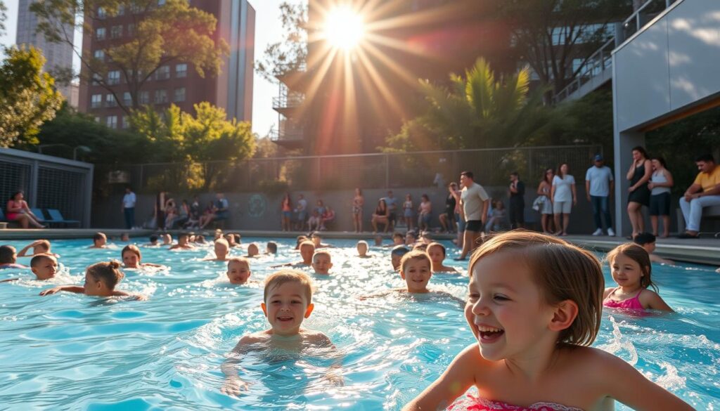 community engagement NYC pool
