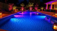 different pool lighting choices