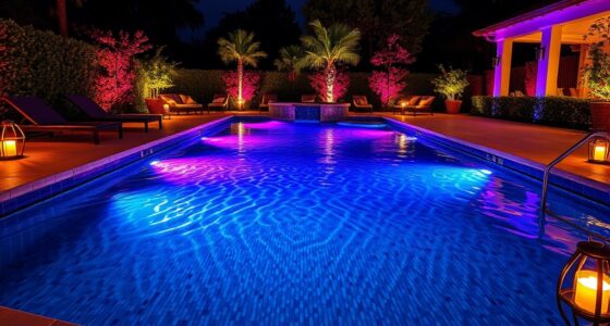different pool lighting choices