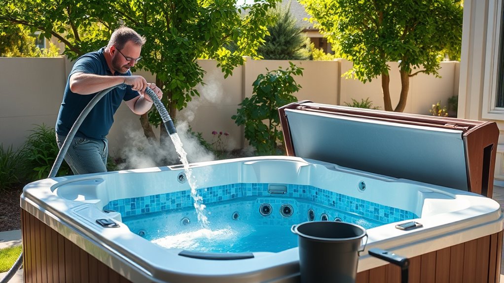 drain refill balance water