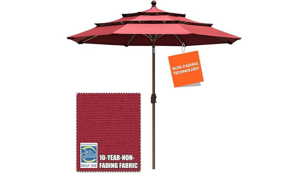 durable ventilated patio umbrella