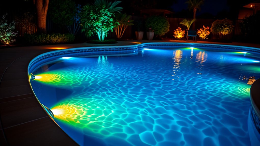 eco friendly solar pool lighting