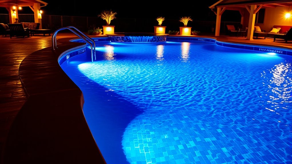 enhance pool nighttime safety