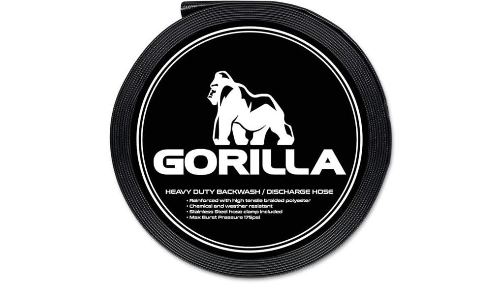 gorilla pool backwash hose