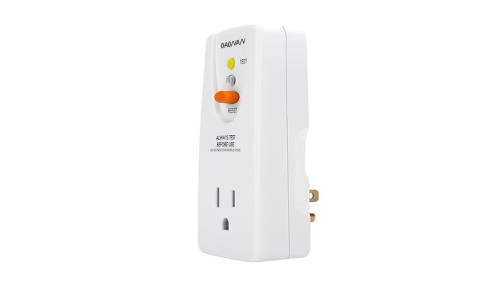 grounded 15 amp gfci adapter
