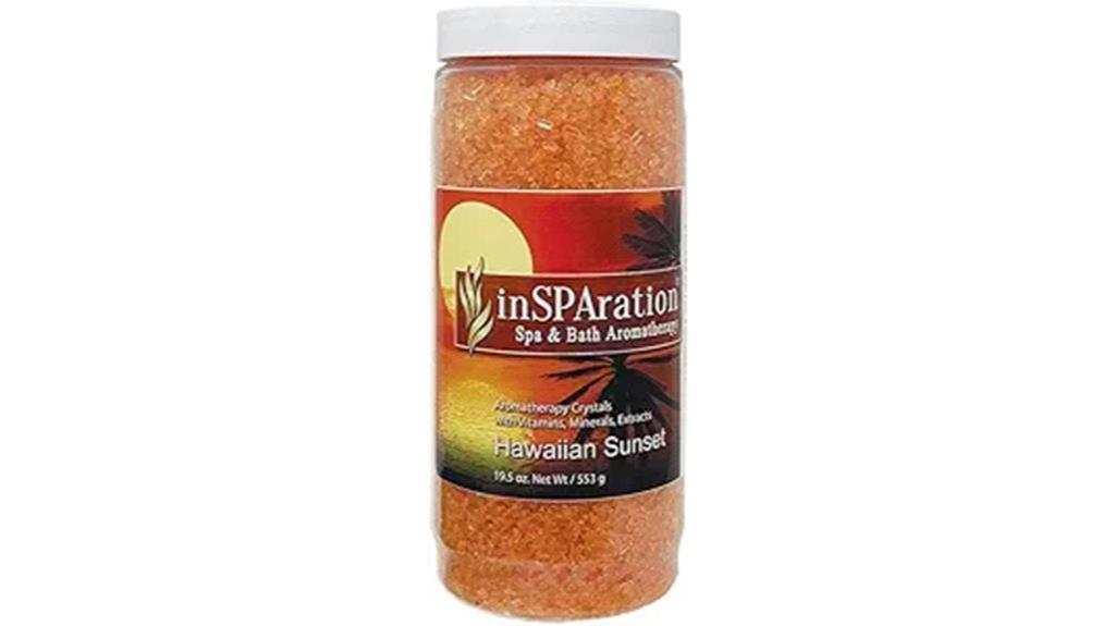 hawaiian sunset spa crystals