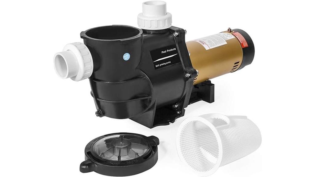 heavy duty 2hp pool pump