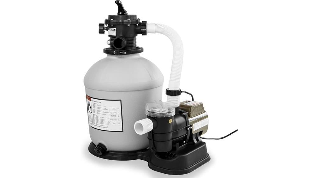 high capacity pool filtration system