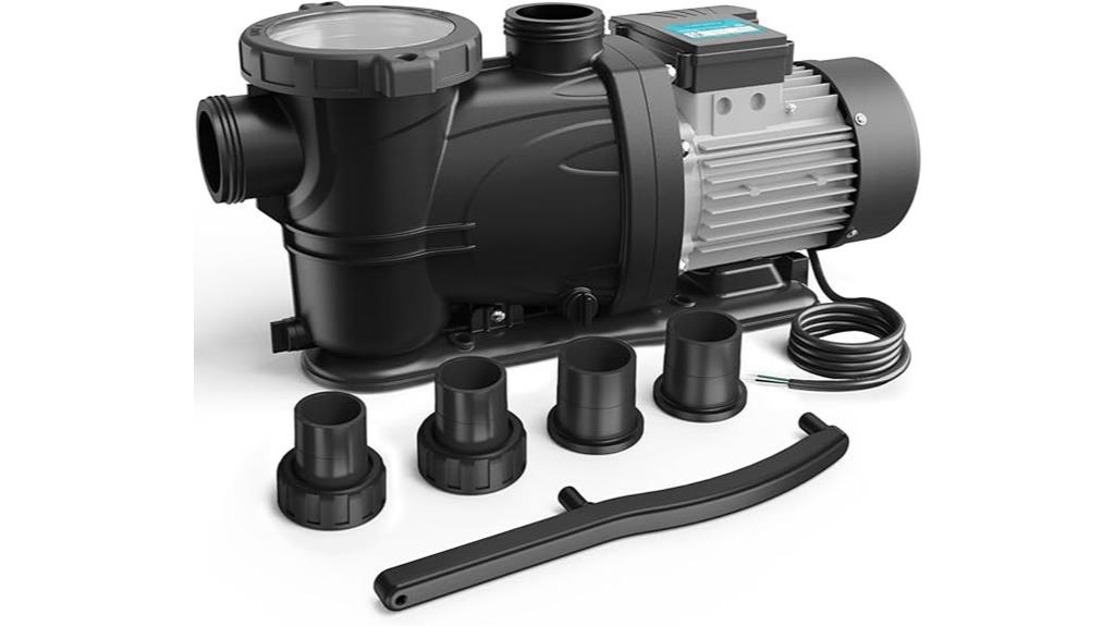 high flow pool pump