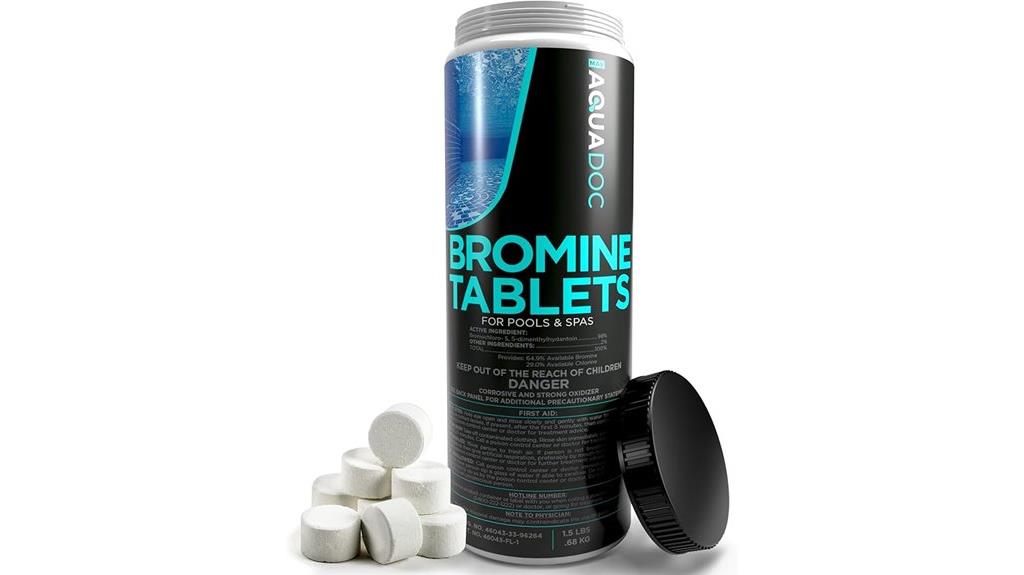 hot tub bromine sanitizer tablets