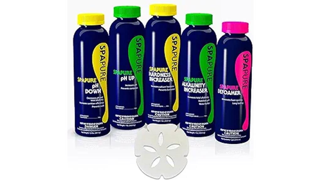 hot tub chemical maintenance kit