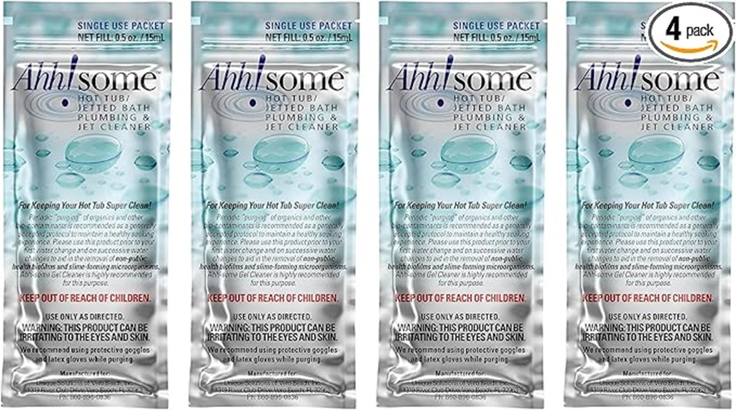 hot tub cleaner pack