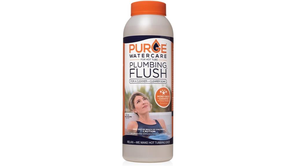 hot tub cleaning solution