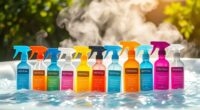 hot tub filter cleaning sprays
