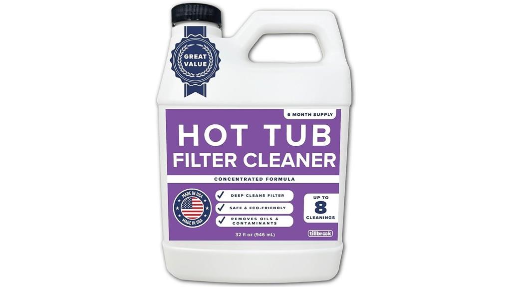 hot tub filter cleaning supply