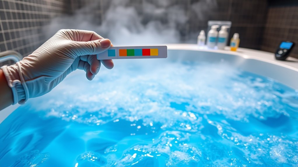 hot tub water chemistry maintenance