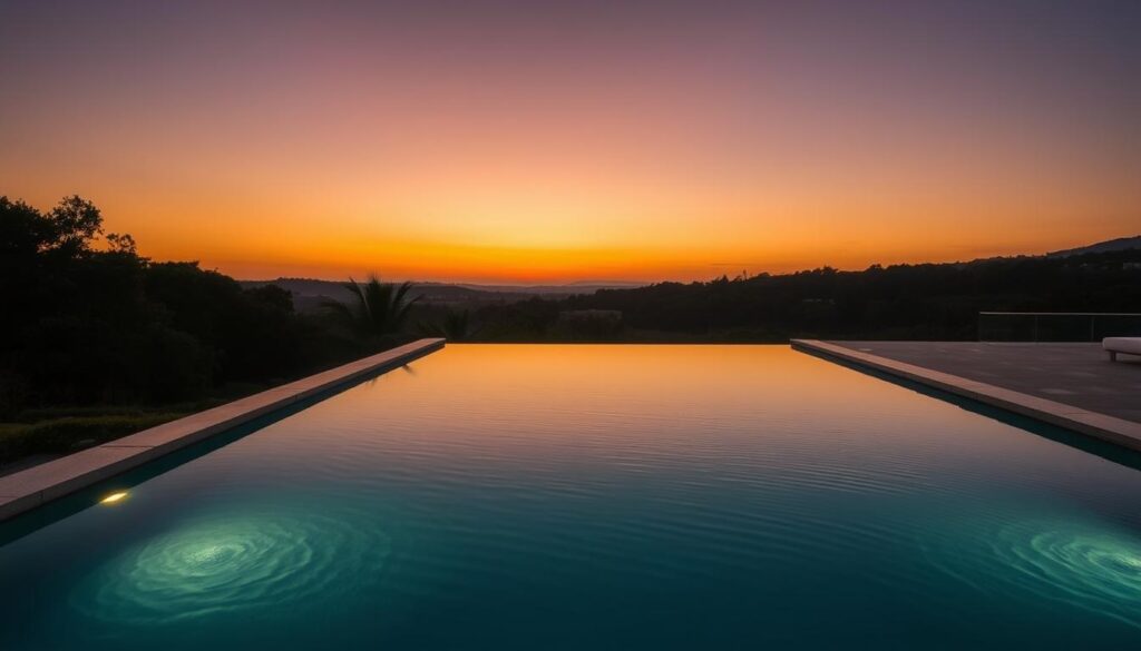 infinity pools design showcasing perimeter-overflow design