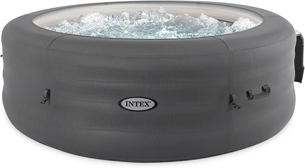 inflatable 6 person hot tub