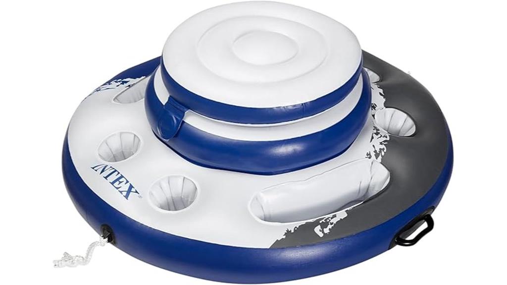 inflatable cooler with cupholders