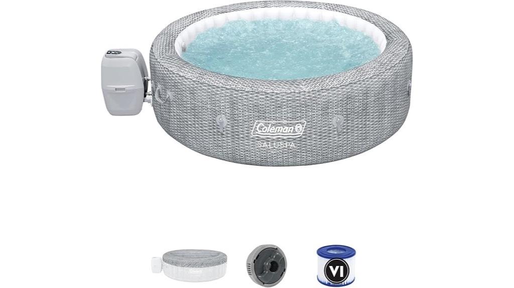 inflatable hot tub for seven