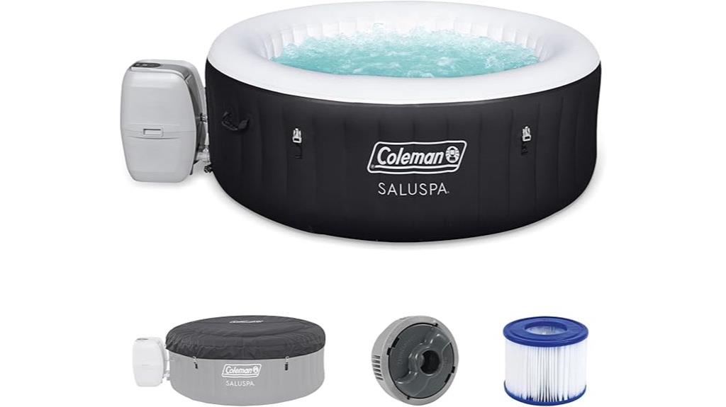 inflatable hot tub for small groups