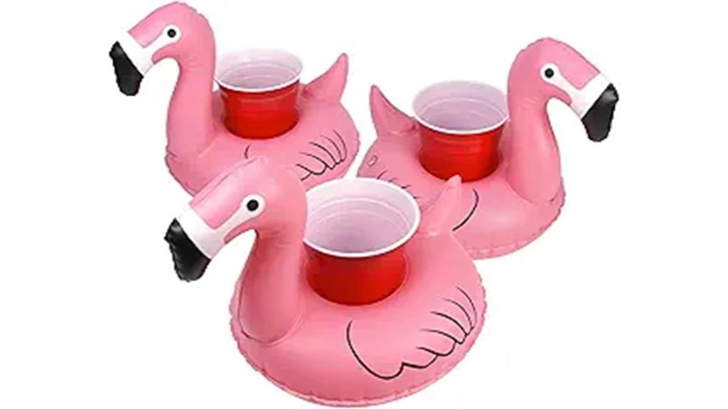 inflatable pool drink holders