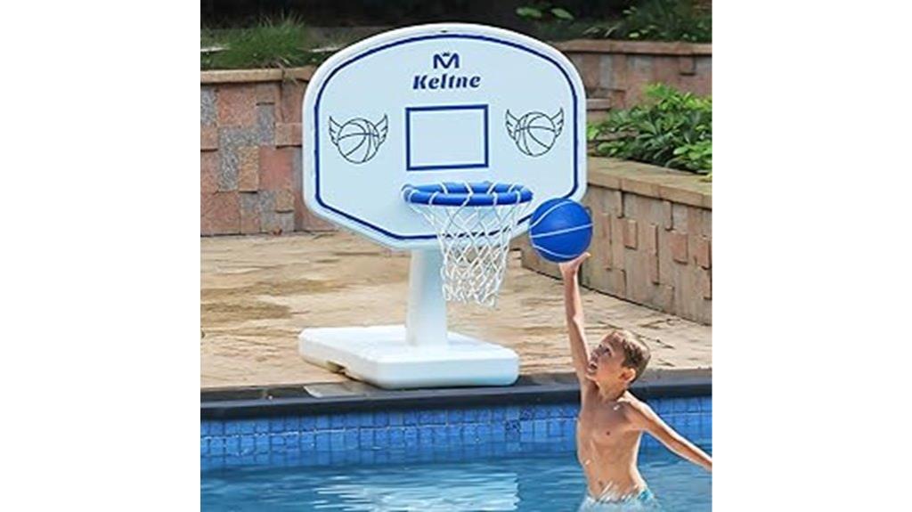 inground pool basketball set