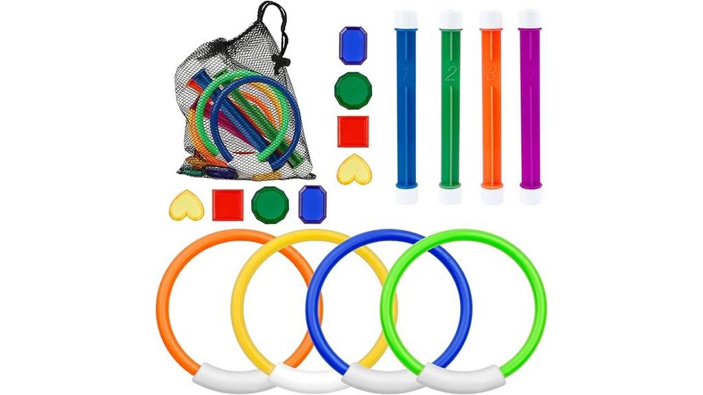 kids 16 piece pool toys