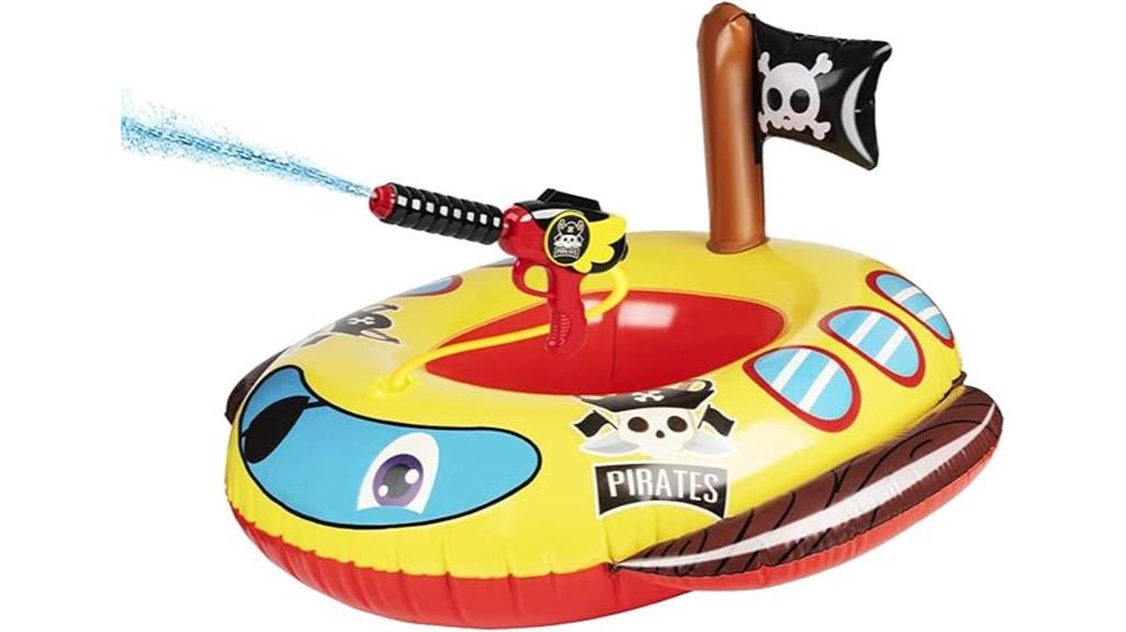 kids pirate water play
