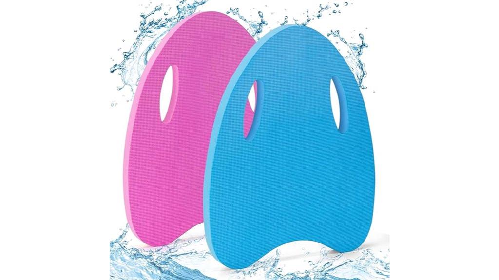 kids swimming kickboard